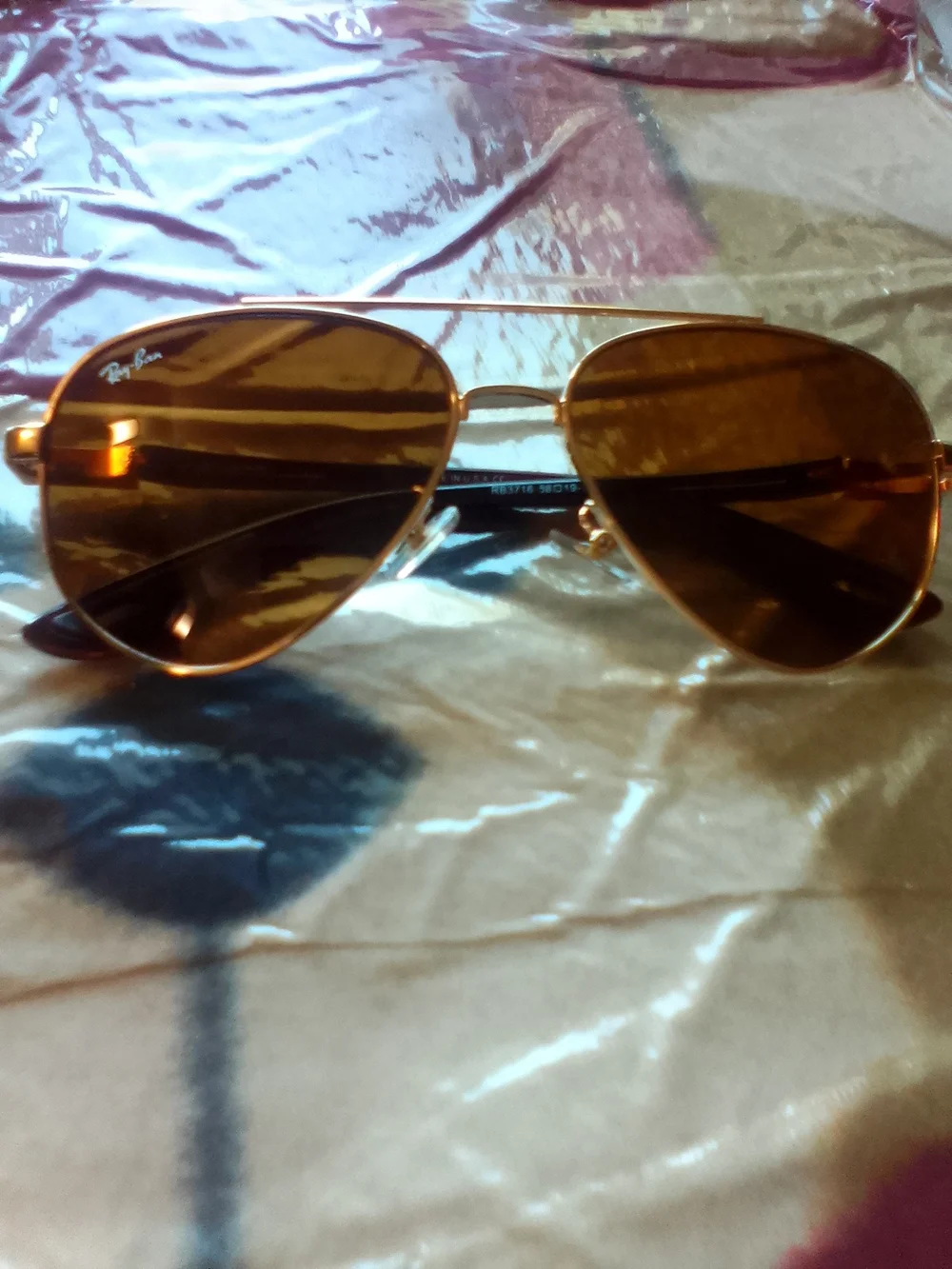 Statistics!!Gold Frame Sunglasses with Black Lenses, Statistics!!